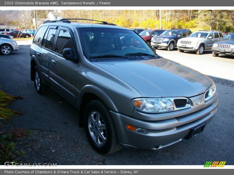 Sandalwood Metallic / Pewter 2003 Oldsmobile Bravada AWD