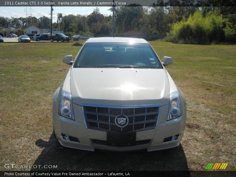 Vanilla Latte Metallic / Cashmere/Cocoa 2011 Cadillac CTS 3.0 Sedan