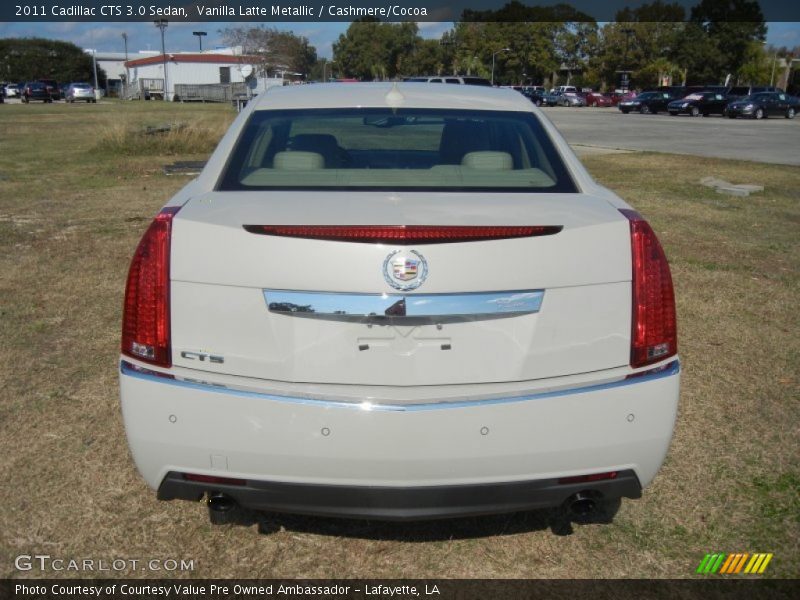 Vanilla Latte Metallic / Cashmere/Cocoa 2011 Cadillac CTS 3.0 Sedan