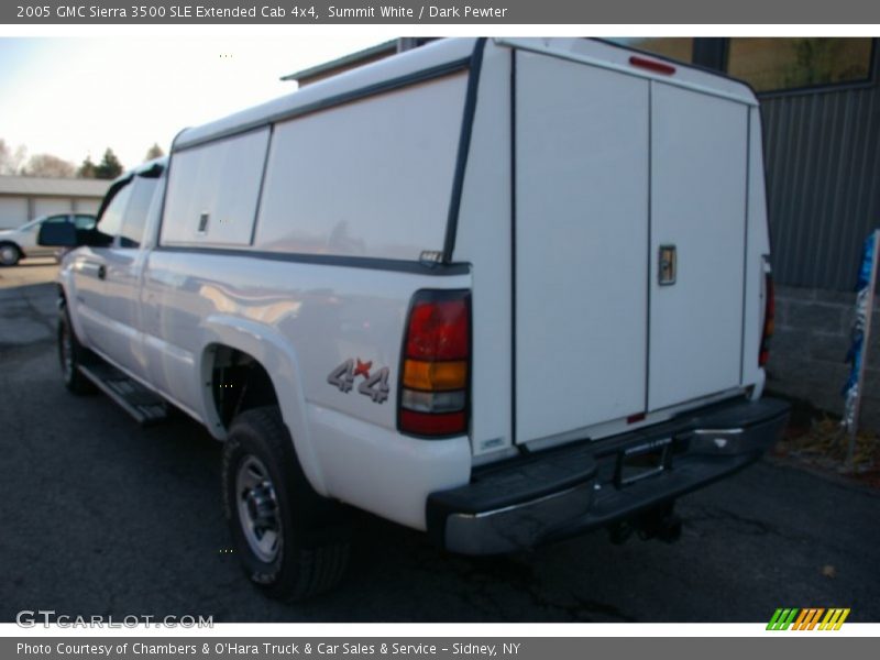 Summit White / Dark Pewter 2005 GMC Sierra 3500 SLE Extended Cab 4x4