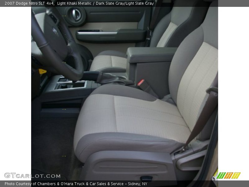 Light Khaki Metallic / Dark Slate Gray/Light Slate Gray 2007 Dodge Nitro SLT 4x4