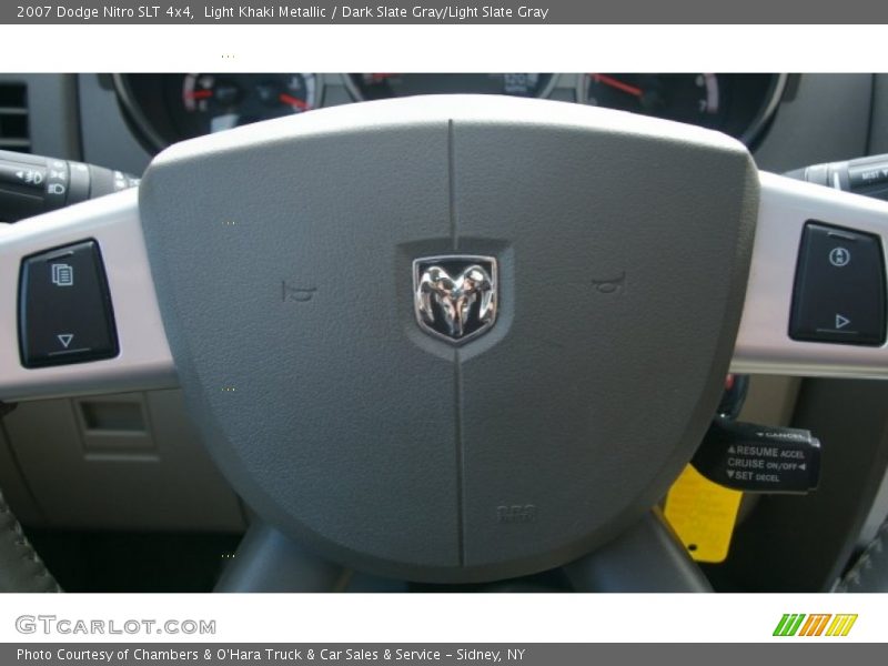 Light Khaki Metallic / Dark Slate Gray/Light Slate Gray 2007 Dodge Nitro SLT 4x4