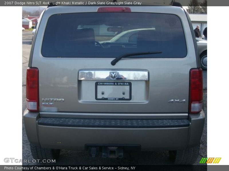 Light Khaki Metallic / Dark Slate Gray/Light Slate Gray 2007 Dodge Nitro SLT 4x4