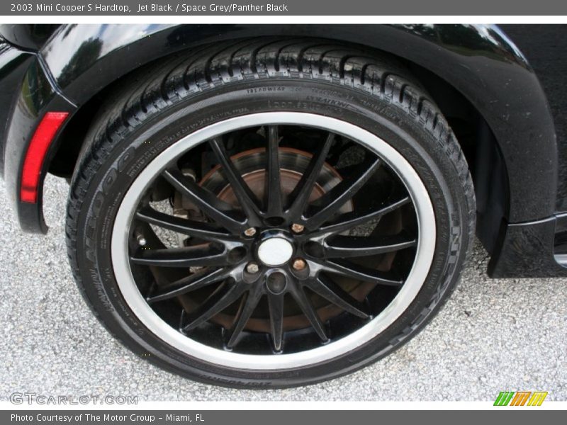 Jet Black / Space Grey/Panther Black 2003 Mini Cooper S Hardtop