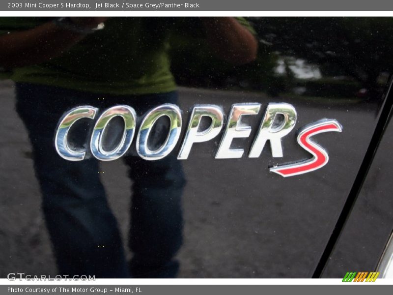 Jet Black / Space Grey/Panther Black 2003 Mini Cooper S Hardtop