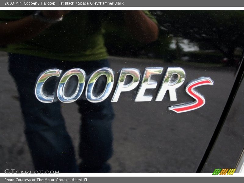 Jet Black / Space Grey/Panther Black 2003 Mini Cooper S Hardtop