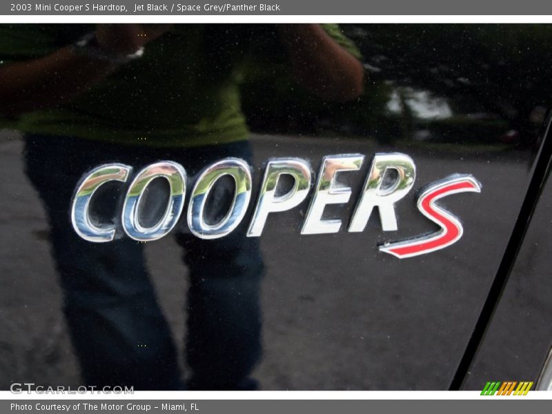 Jet Black / Space Grey/Panther Black 2003 Mini Cooper S Hardtop