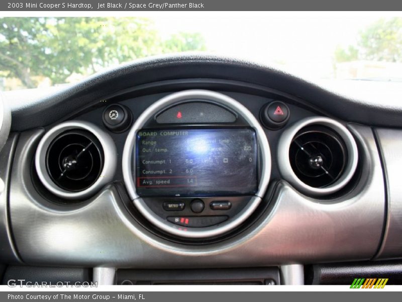 Jet Black / Space Grey/Panther Black 2003 Mini Cooper S Hardtop