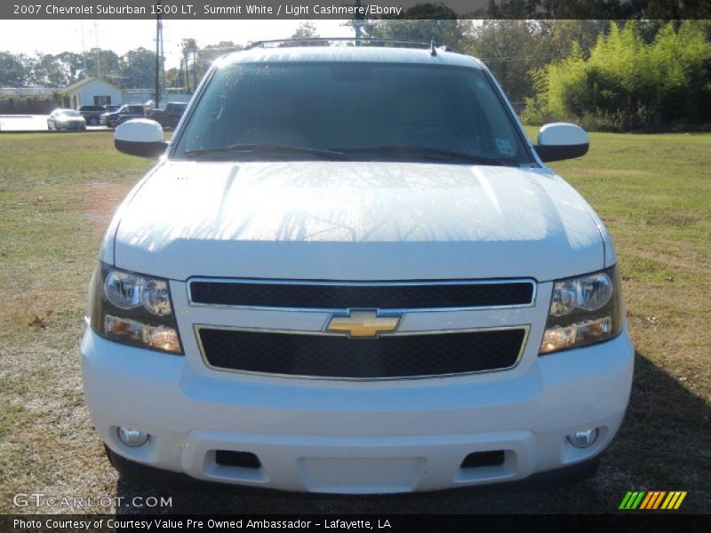 Summit White / Light Cashmere/Ebony 2007 Chevrolet Suburban 1500 LT