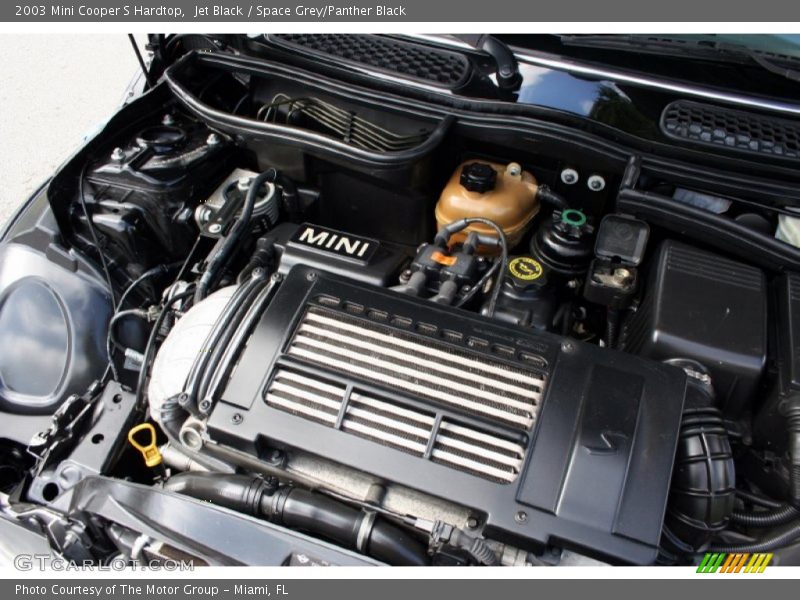 Jet Black / Space Grey/Panther Black 2003 Mini Cooper S Hardtop