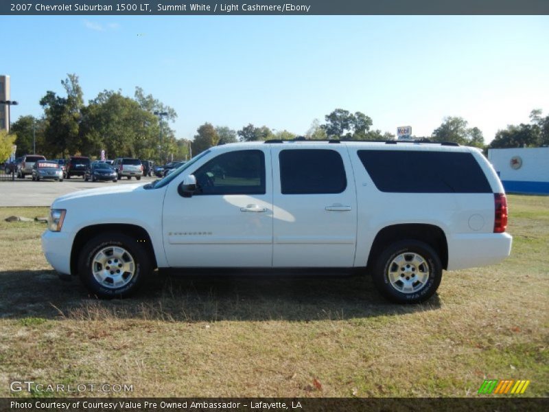 Summit White / Light Cashmere/Ebony 2007 Chevrolet Suburban 1500 LT
