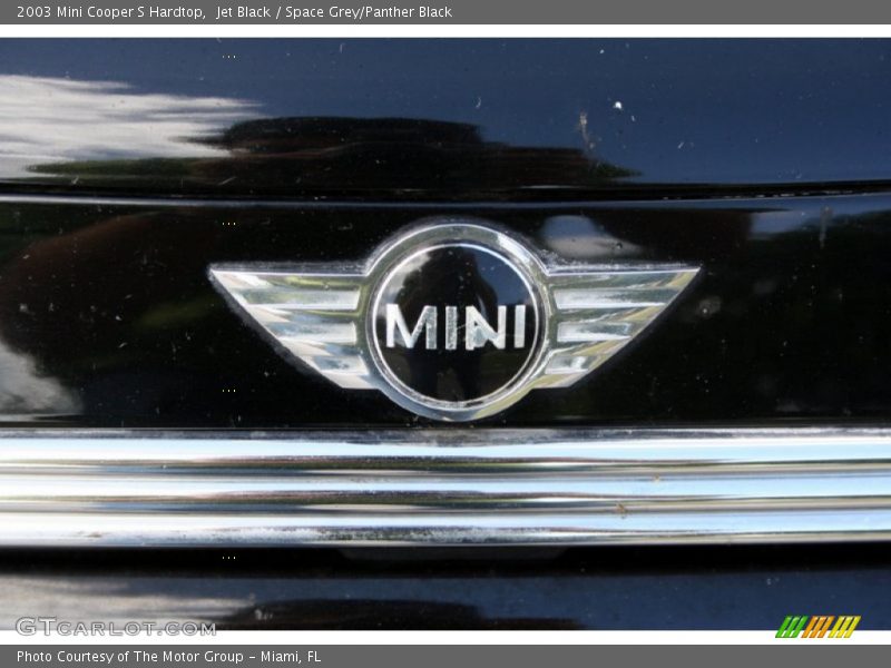 Jet Black / Space Grey/Panther Black 2003 Mini Cooper S Hardtop