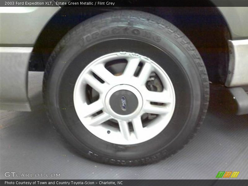 Estate Green Metallic / Flint Grey 2003 Ford Expedition XLT