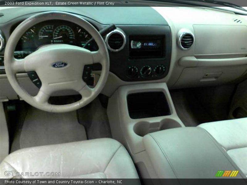 Estate Green Metallic / Flint Grey 2003 Ford Expedition XLT