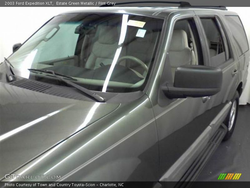 Estate Green Metallic / Flint Grey 2003 Ford Expedition XLT