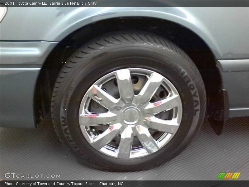 Sailfin Blue Metallic / Gray 2001 Toyota Camry LE