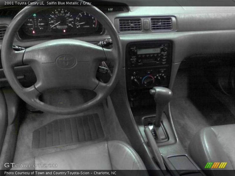 Sailfin Blue Metallic / Gray 2001 Toyota Camry LE