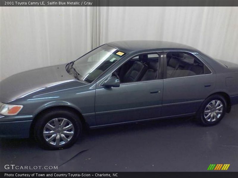 Sailfin Blue Metallic / Gray 2001 Toyota Camry LE