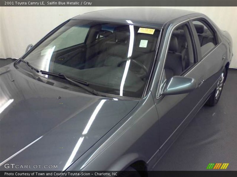 Sailfin Blue Metallic / Gray 2001 Toyota Camry LE