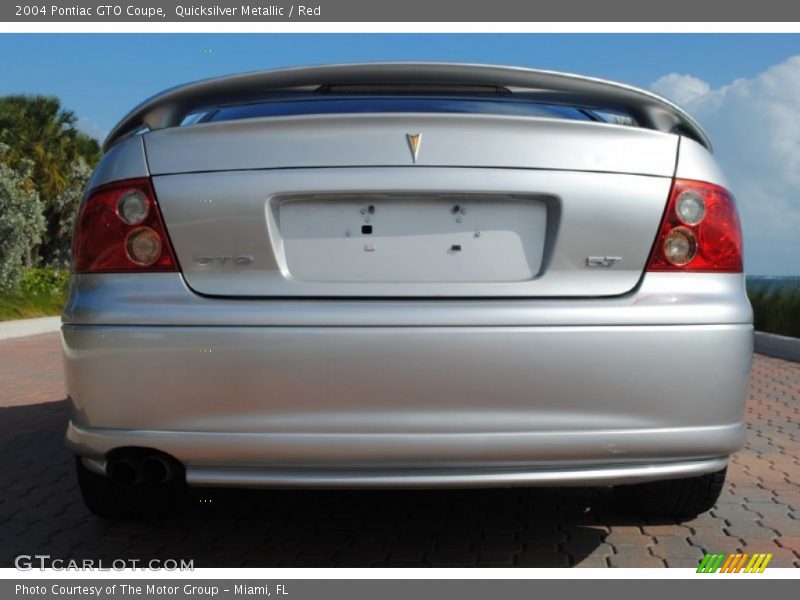 Quicksilver Metallic / Red 2004 Pontiac GTO Coupe