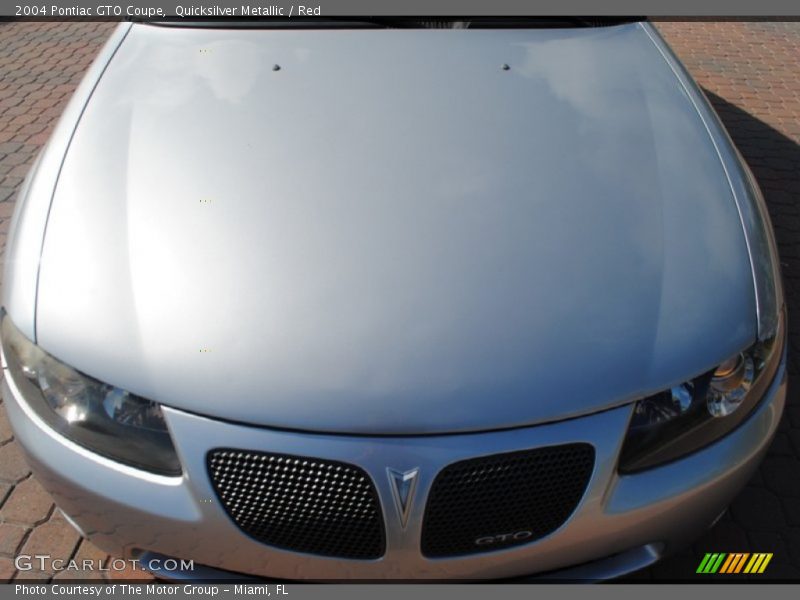 Quicksilver Metallic / Red 2004 Pontiac GTO Coupe