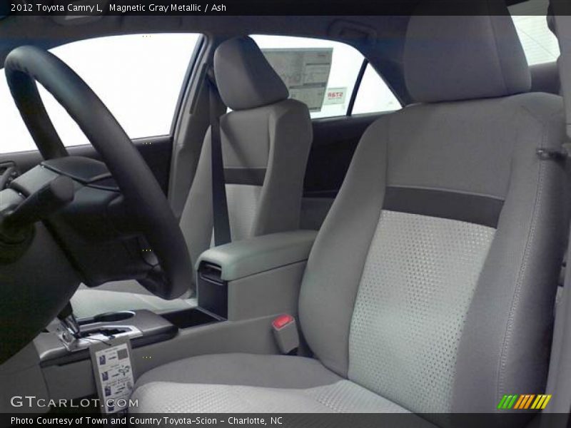 Magnetic Gray Metallic / Ash 2012 Toyota Camry L