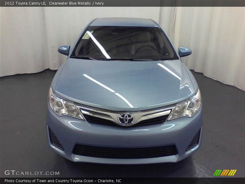 Clearwater Blue Metallic / Ivory 2012 Toyota Camry LE