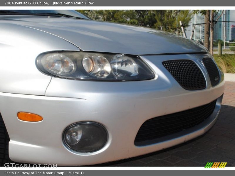 Quicksilver Metallic / Red 2004 Pontiac GTO Coupe
