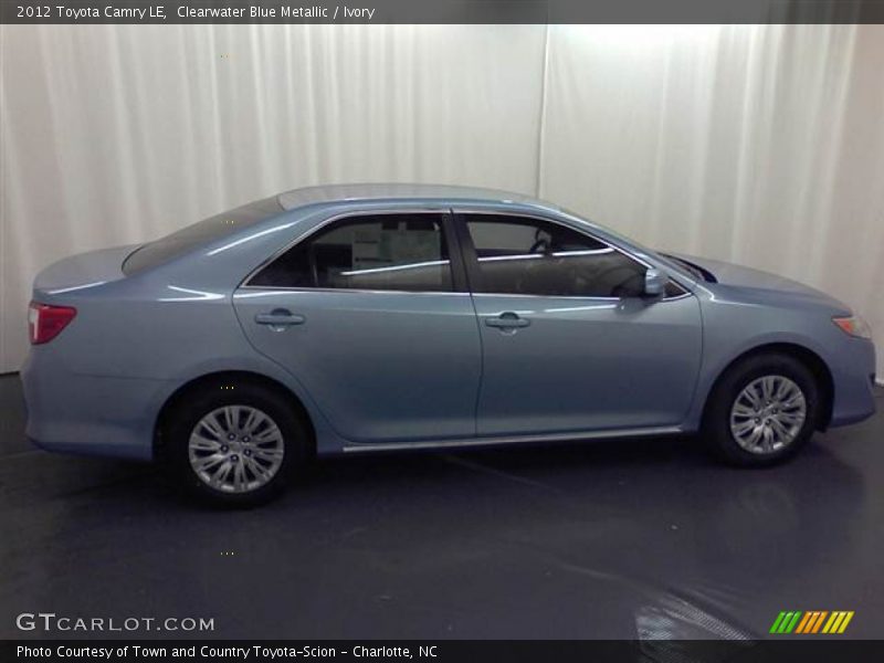 Clearwater Blue Metallic / Ivory 2012 Toyota Camry LE