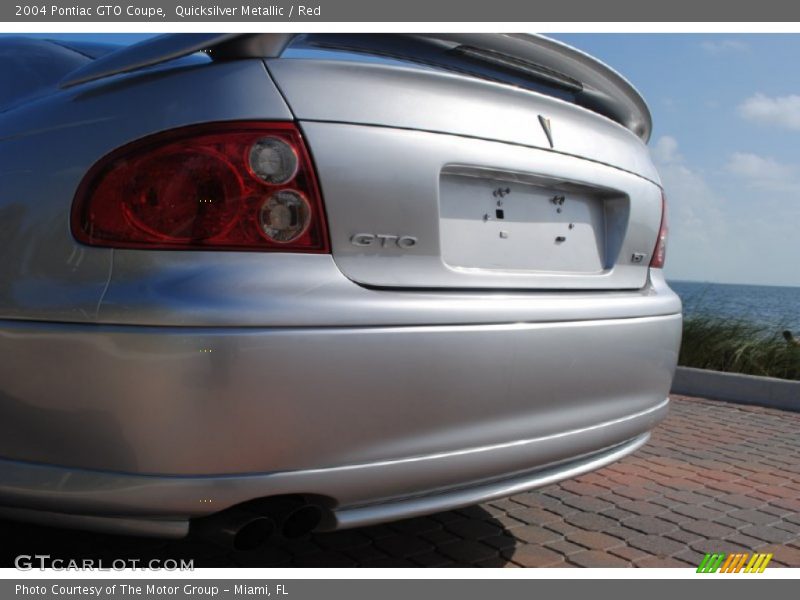 Quicksilver Metallic / Red 2004 Pontiac GTO Coupe