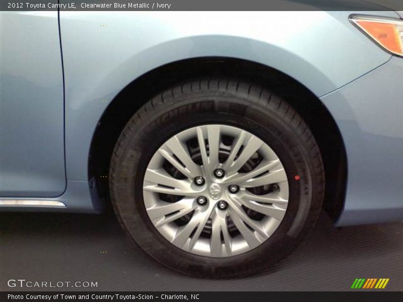 Clearwater Blue Metallic / Ivory 2012 Toyota Camry LE