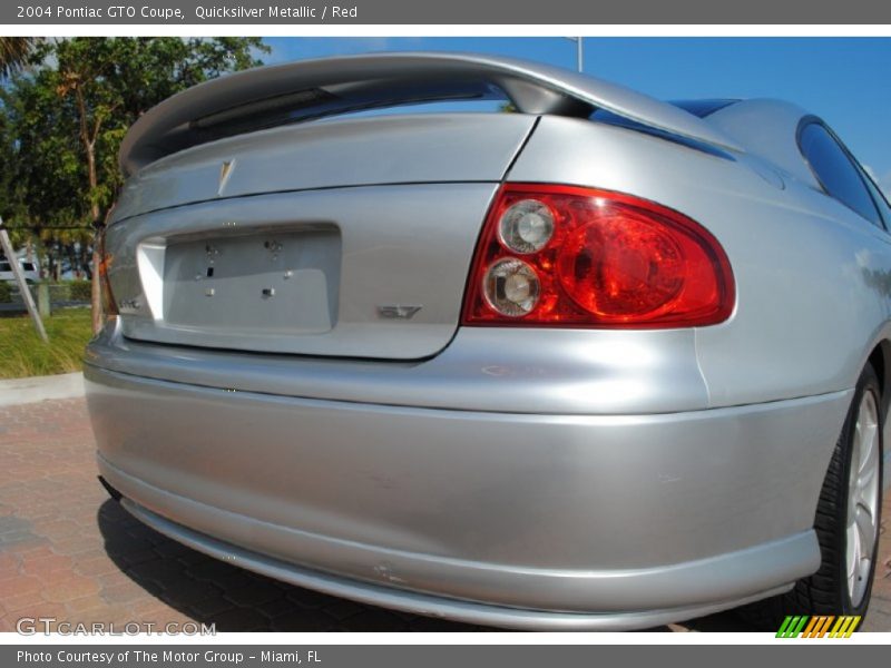 Quicksilver Metallic / Red 2004 Pontiac GTO Coupe