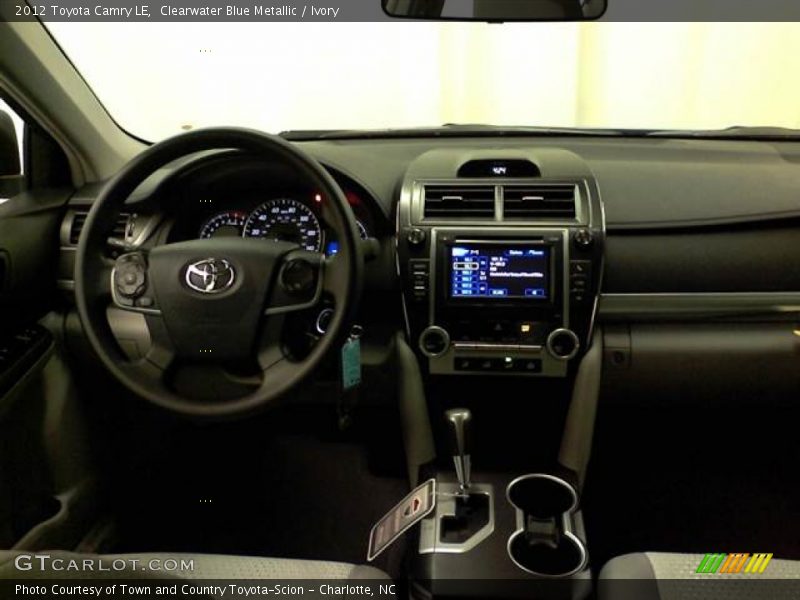 Clearwater Blue Metallic / Ivory 2012 Toyota Camry LE
