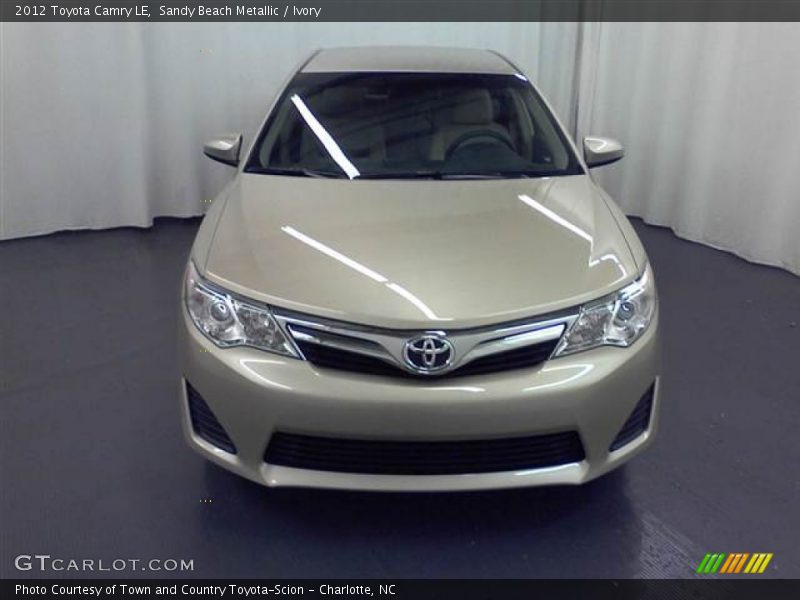 Sandy Beach Metallic / Ivory 2012 Toyota Camry LE