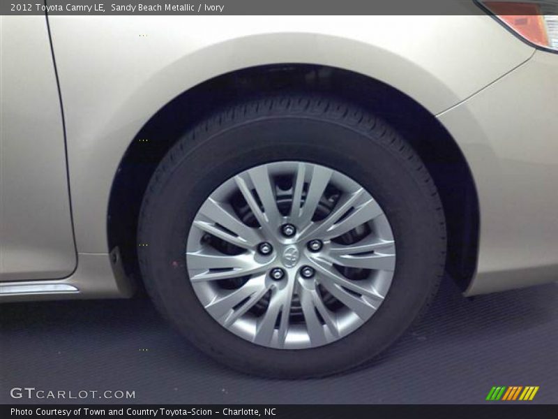 Sandy Beach Metallic / Ivory 2012 Toyota Camry LE