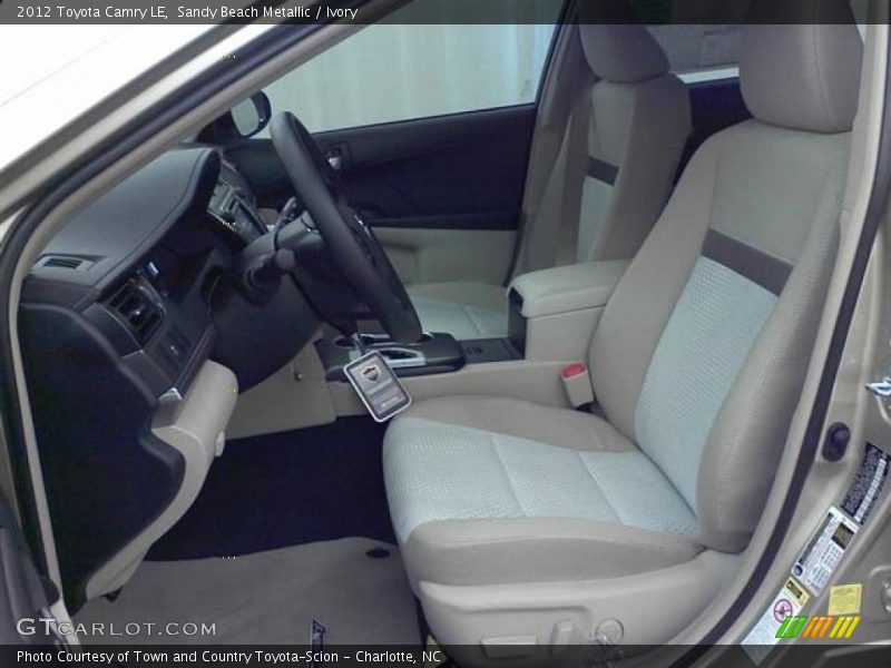 Sandy Beach Metallic / Ivory 2012 Toyota Camry LE