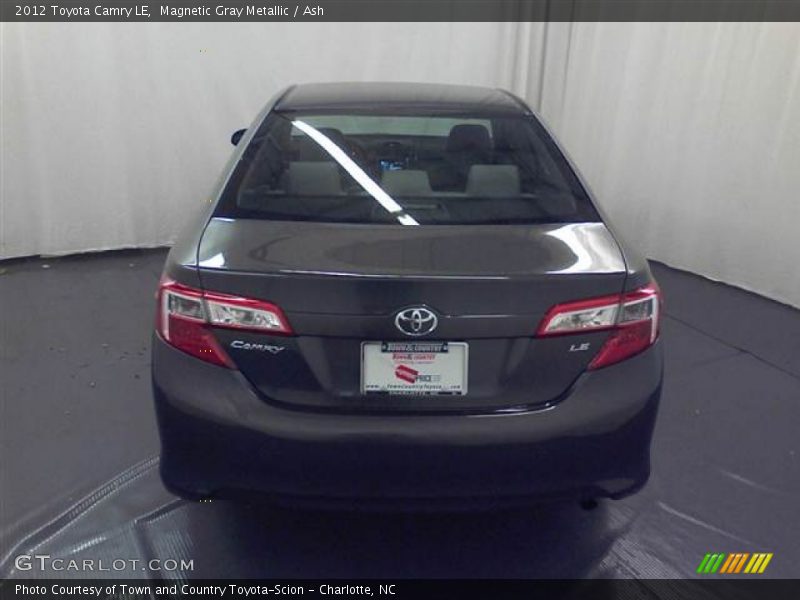 Magnetic Gray Metallic / Ash 2012 Toyota Camry LE