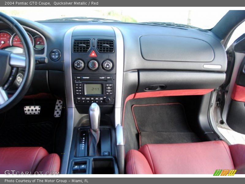 Quicksilver Metallic / Red 2004 Pontiac GTO Coupe