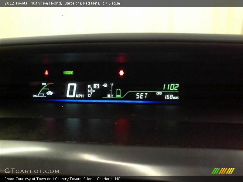 Barcelona Red Metallic / Bisque 2012 Toyota Prius v Five Hybrid