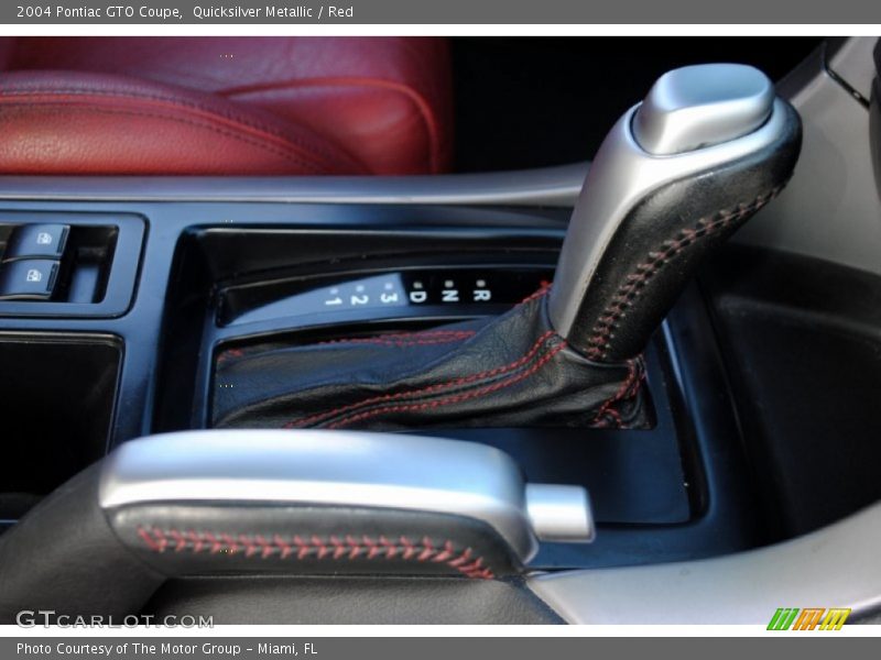 Quicksilver Metallic / Red 2004 Pontiac GTO Coupe