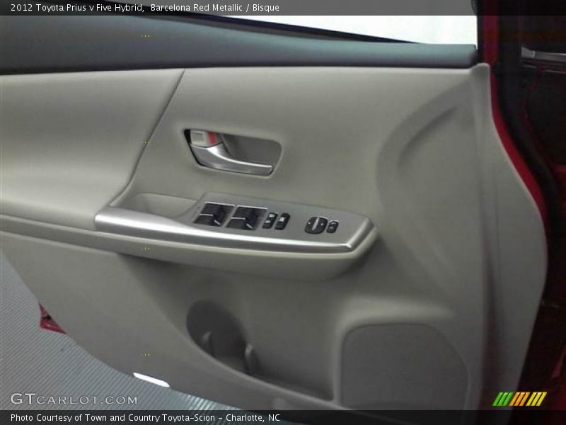 Barcelona Red Metallic / Bisque 2012 Toyota Prius v Five Hybrid