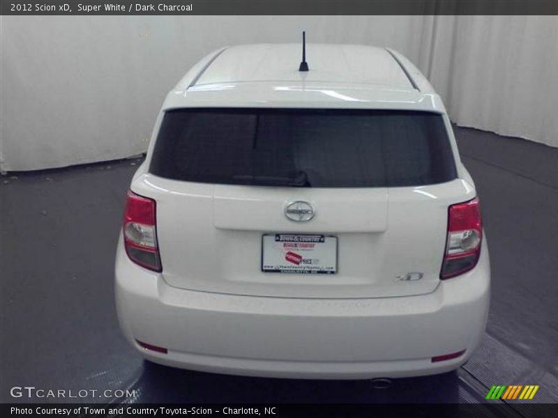 Super White / Dark Charcoal 2012 Scion xD