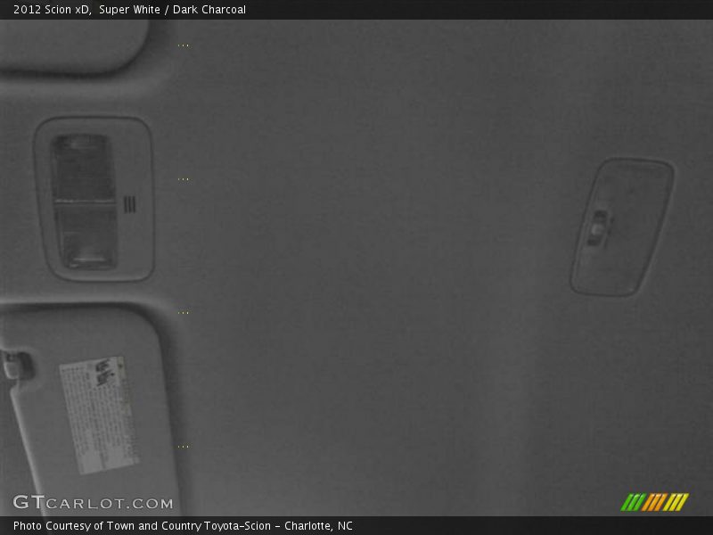 Super White / Dark Charcoal 2012 Scion xD
