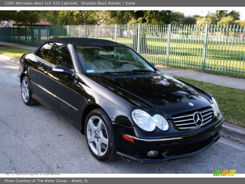  2005 CLK 500 Cabriolet Obsidian Black Metallic