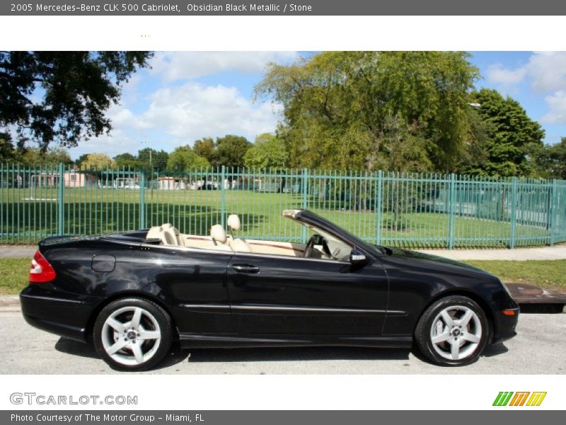  2005 CLK 500 Cabriolet Obsidian Black Metallic