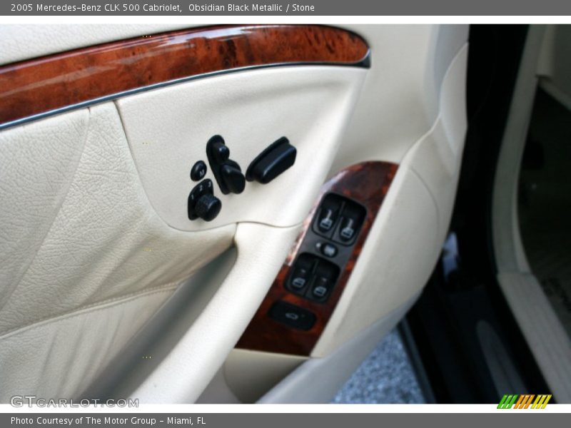 Controls of 2005 CLK 500 Cabriolet