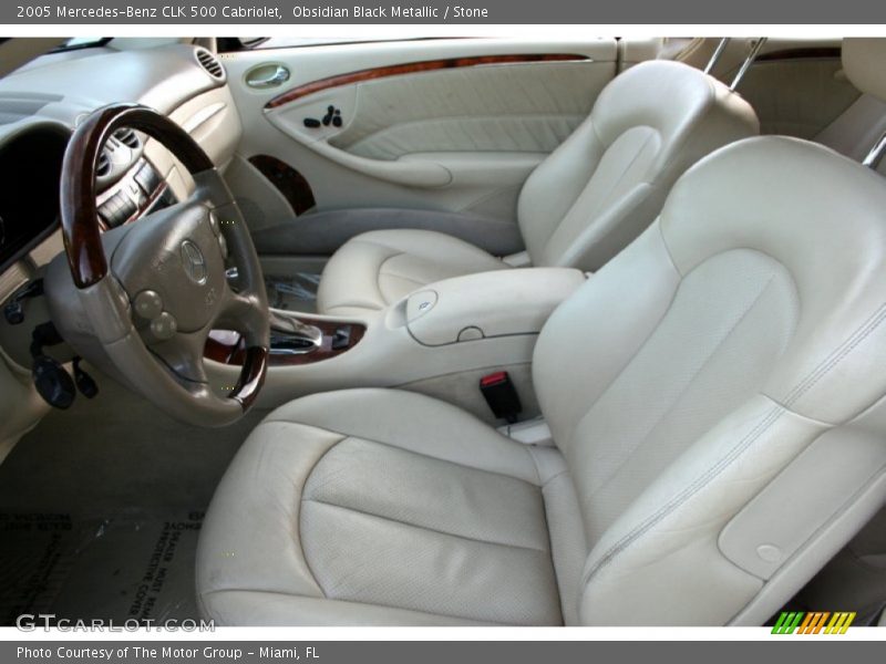  2005 CLK 500 Cabriolet Stone Interior