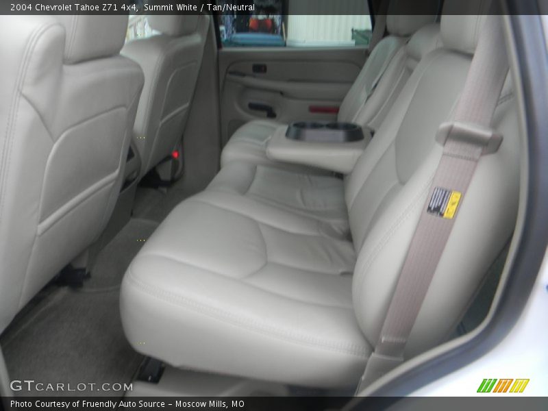 Summit White / Tan/Neutral 2004 Chevrolet Tahoe Z71 4x4
