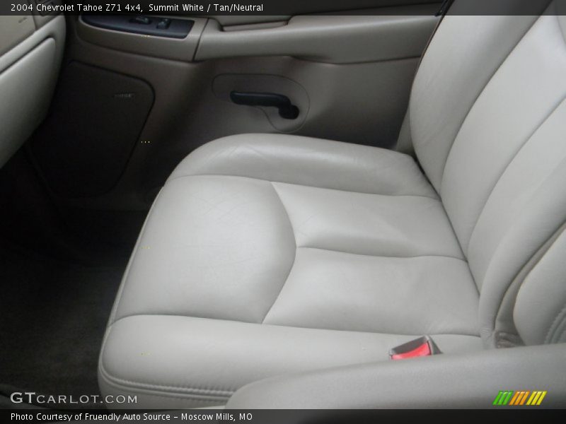 Summit White / Tan/Neutral 2004 Chevrolet Tahoe Z71 4x4