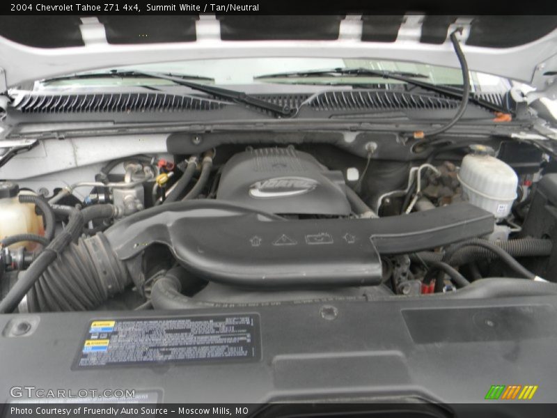 Summit White / Tan/Neutral 2004 Chevrolet Tahoe Z71 4x4